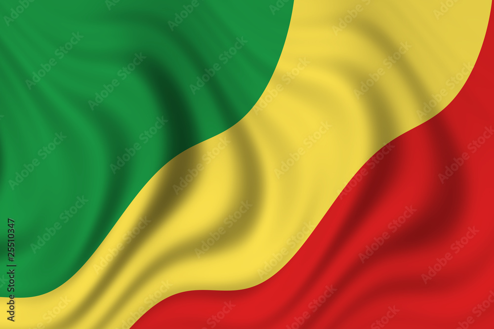Obraz premium Flag of Congo