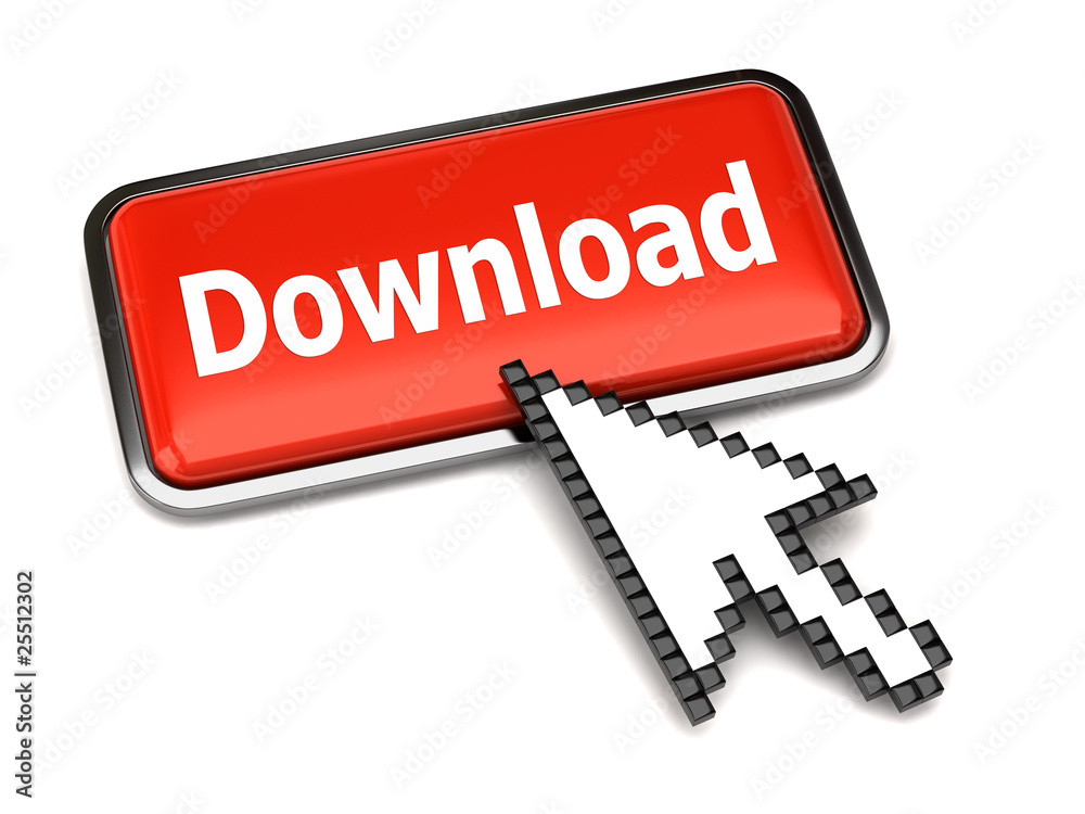 Download button and arrow cursor Download button and arrow cursor