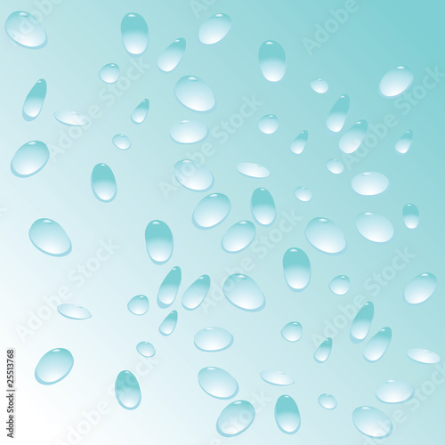blue water drops pattern