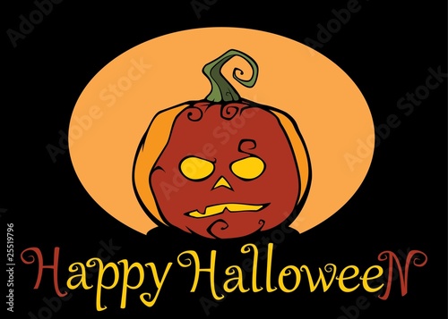 Halloween inscription