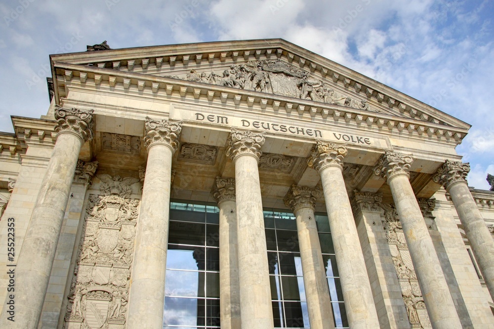 façade du Reichstag
