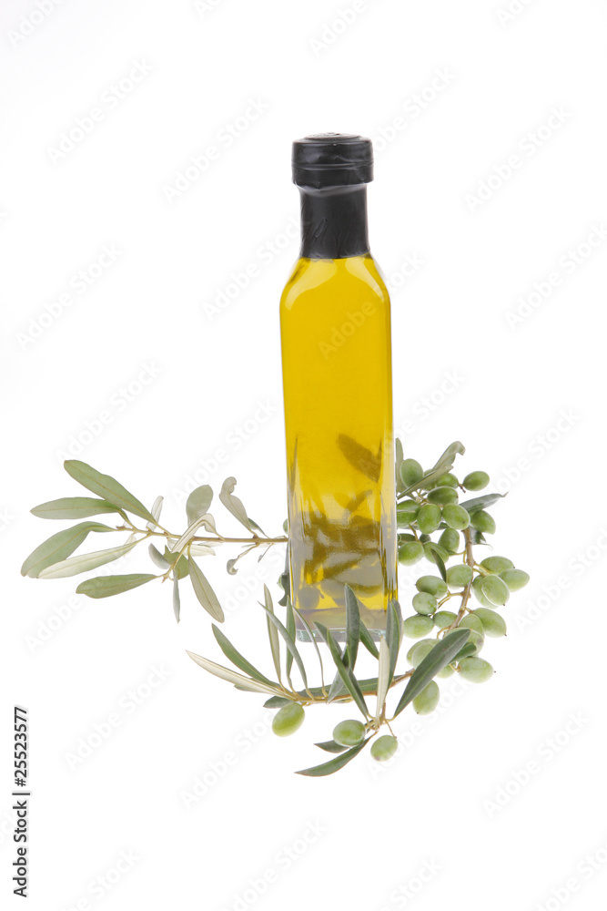olive oil with olives