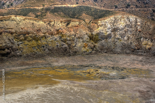 Beautiful volcanic moon landscape photo