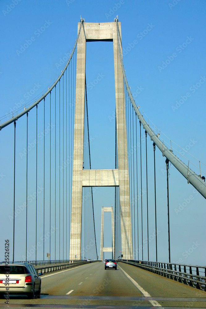 Fototapeta premium Great Belt Bridge Pylon Denmark