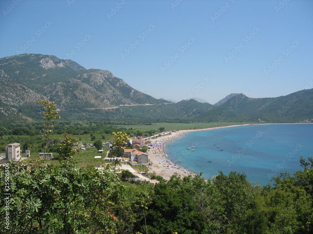 Buljarice beach in Montenegro