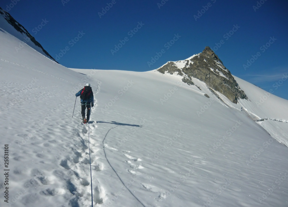 Alpiniste en Vanoise