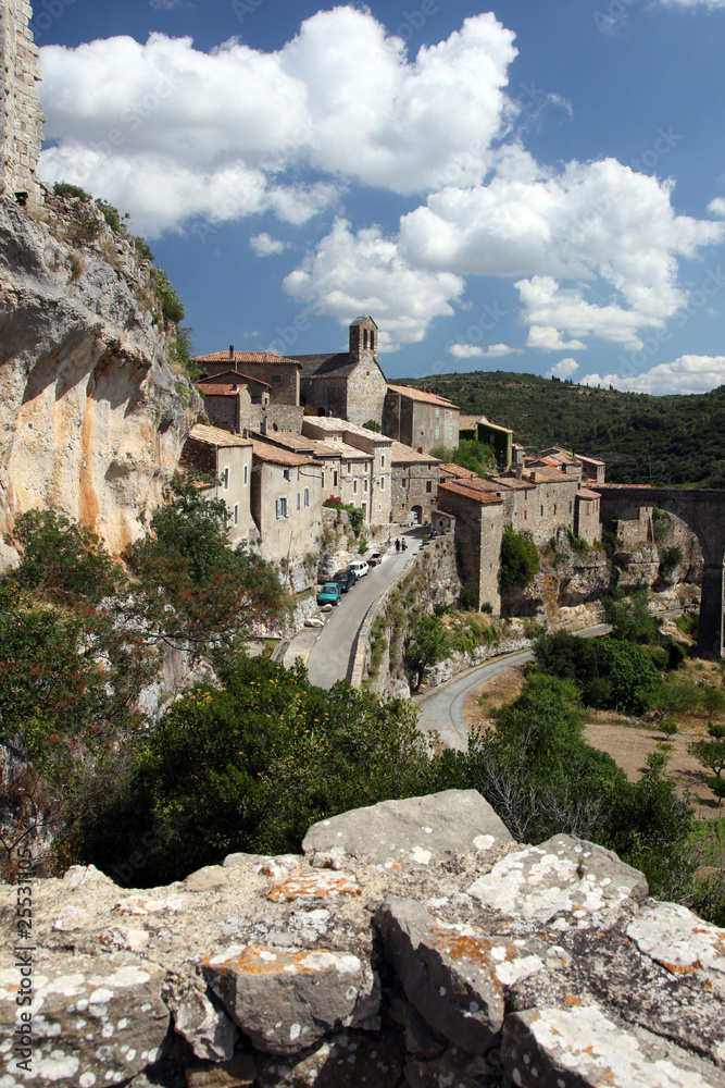 The French  hilltop town of Minerve