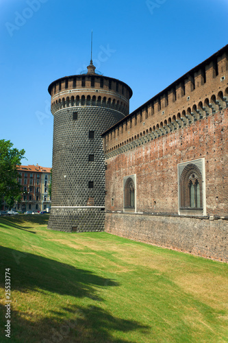 Fototapeta Naklejka Na Ścianę i Meble -  Sforza's Castle