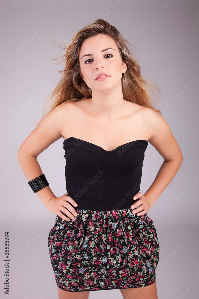 Young and beautiful woman posing Young and beautiful woman posing