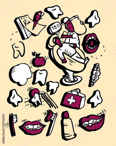 Dental Icons set Medicine Part 1