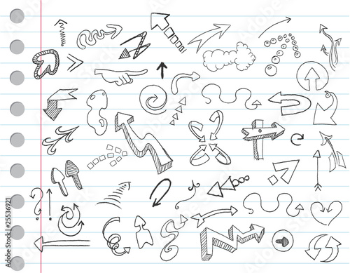 Arrow doodles