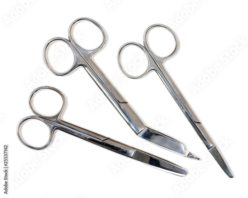 Set of Three Surgical Scissors