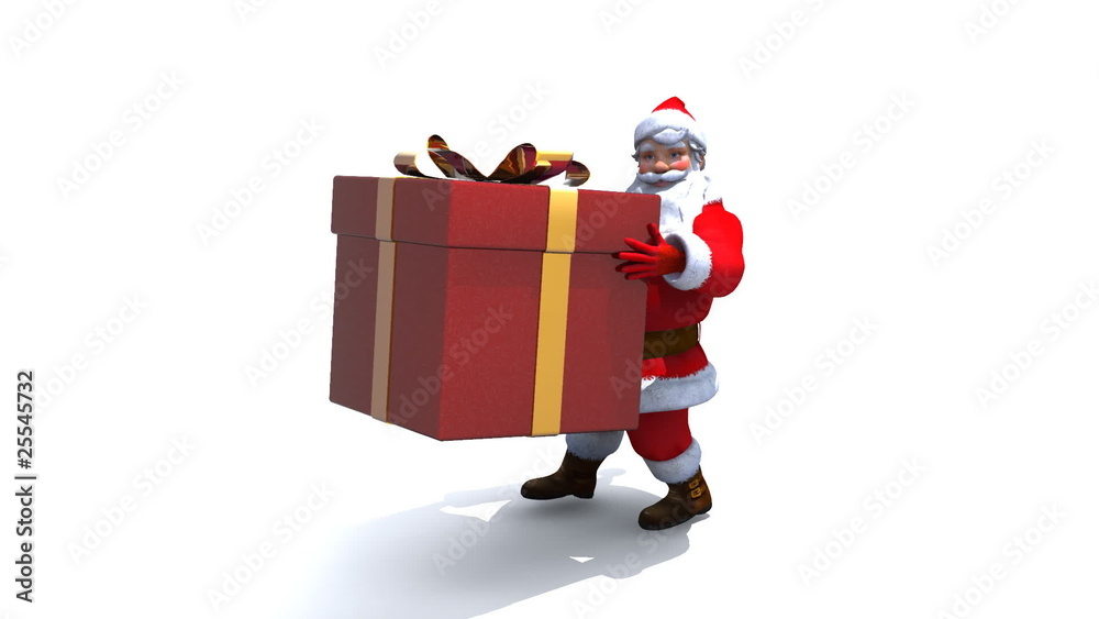 Santa carrying a large present. Comes with Alpha. Santa carrying a large present. Comes with Alpha.