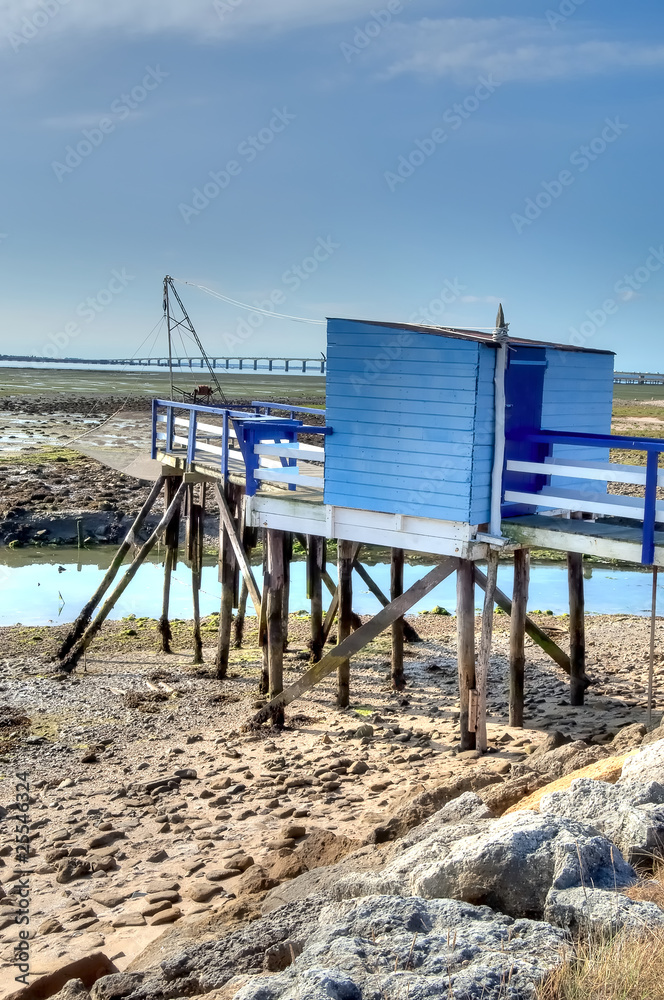 Obraz premium Cabane de pêche - Oléron