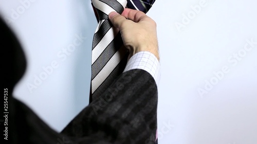 Businessman necktie choice