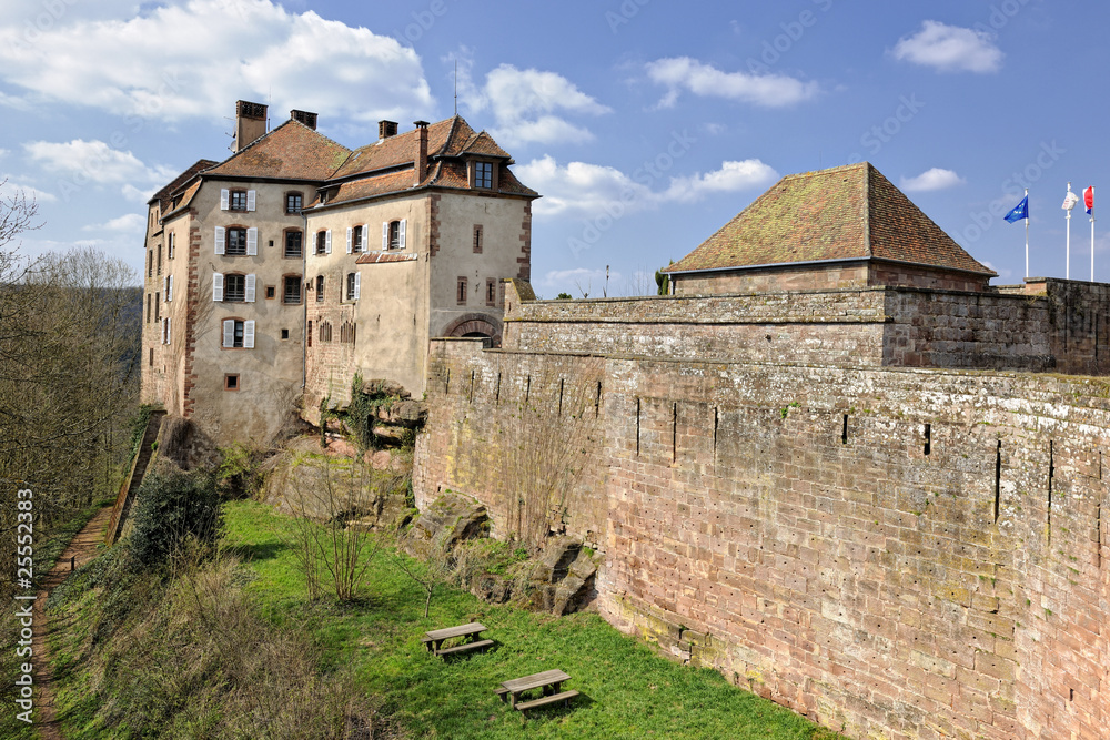 Rampart surrounding the Castle of La Petite-Pierre