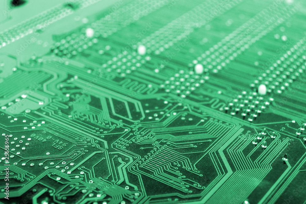 Obraz premium printed circuit board