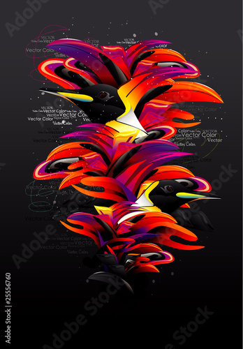 vector bird illustration