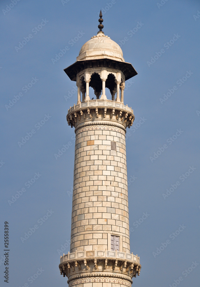 Taj Mahal minaret