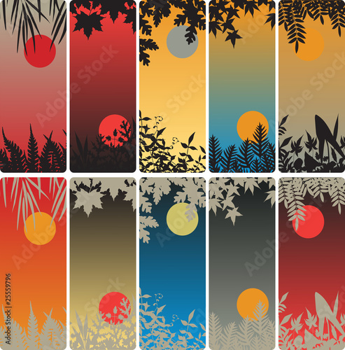 Leafy bookmarks