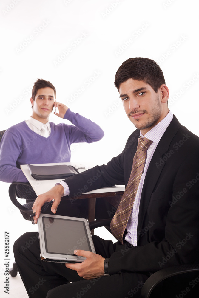 Business men at work Business men at work