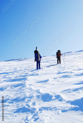 Western Sayan mountains. Ergaky. Siberia. Russia in winter time.