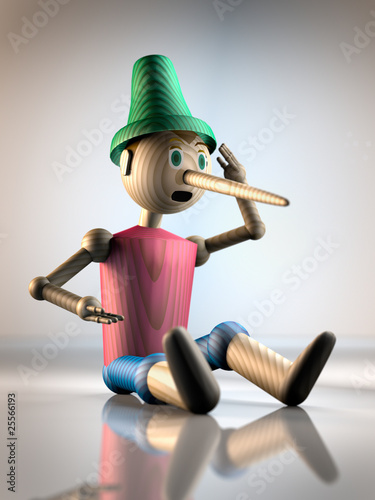 Fotografie, Obraz Pinocchio 3D 1