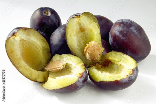 some plums