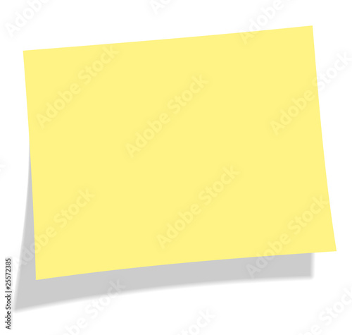 Sticky post it note