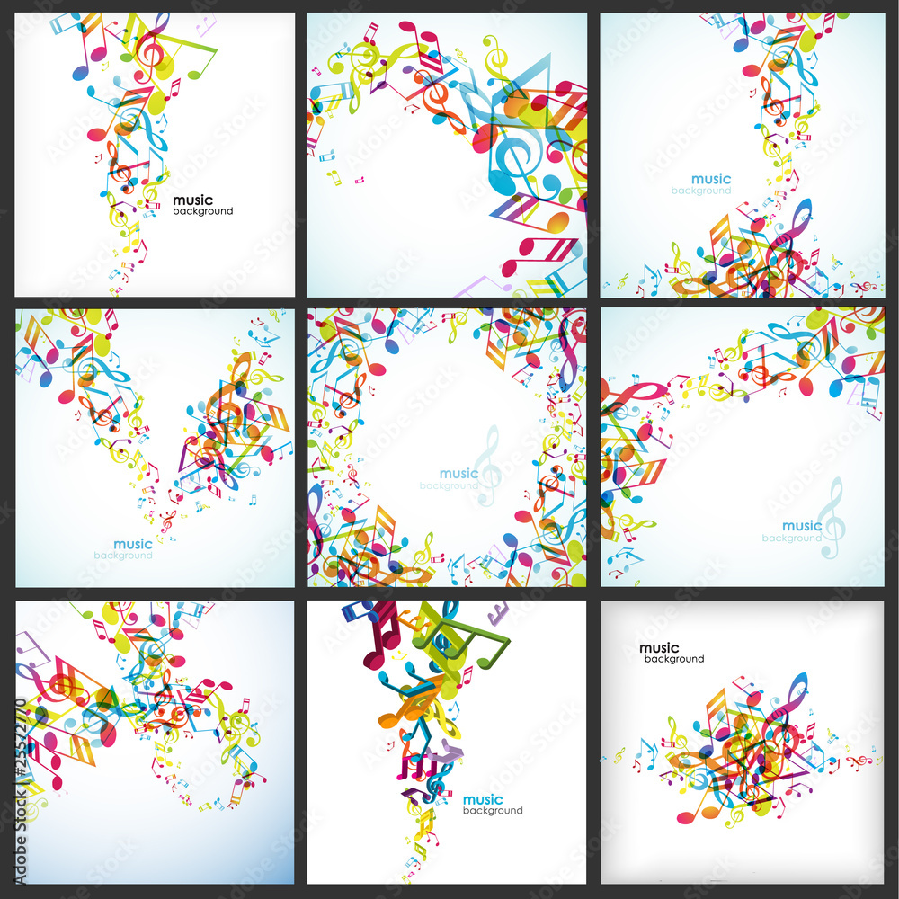 Abstract background with tunes. Abstract background with tunes.