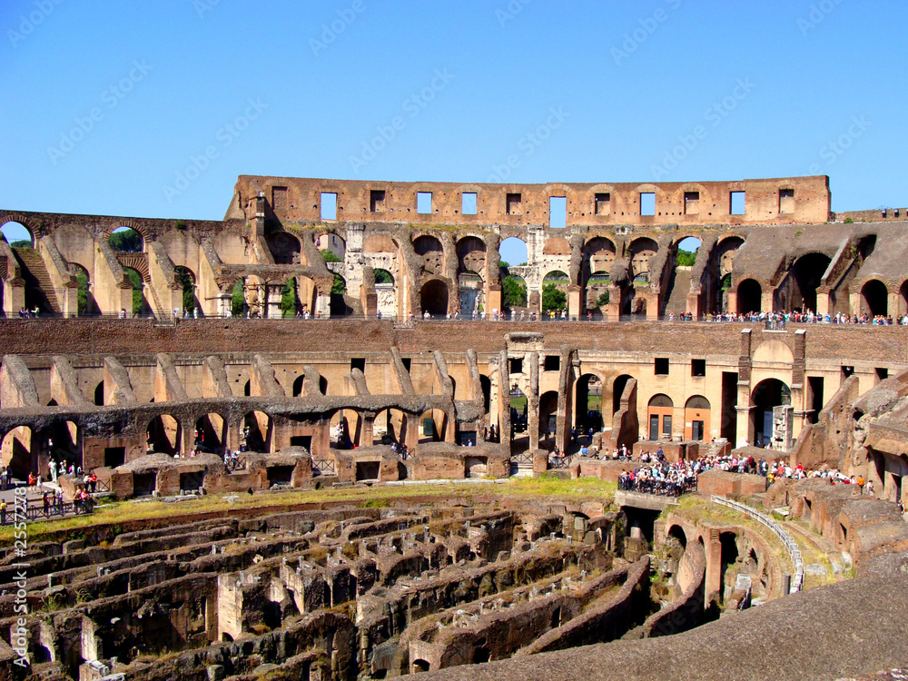 Obraz premium Interior of the Colosseum, Rome