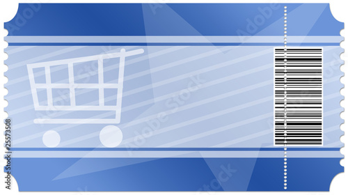 Gutschein Ticket Coupon - blank