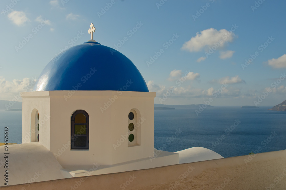 Greek church at Santorini island
