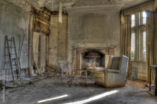 HDR photo of old derelict house