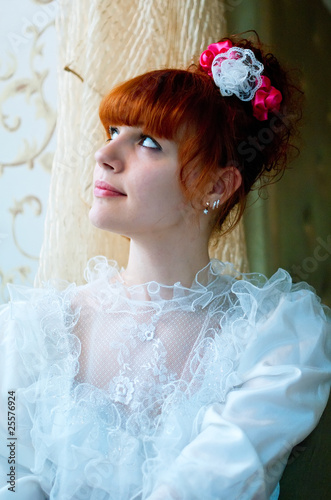young beautiful bride