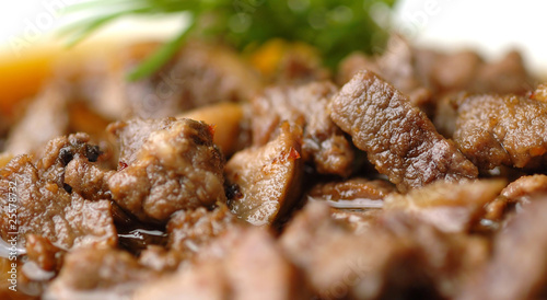 Tableau sur toile Wild boar stew - Cinghiale in umido