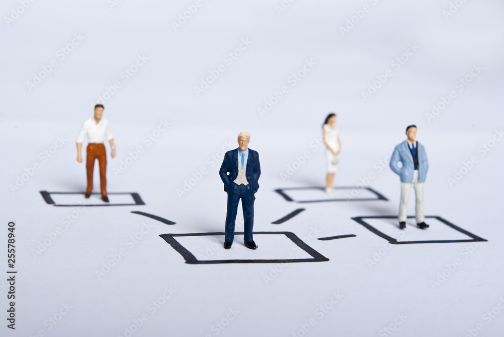 miniature people on team miniature people on team