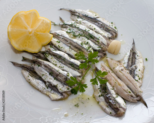 Photography acciughe marinate
