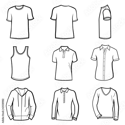 man clothes set