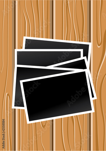 wood and photos