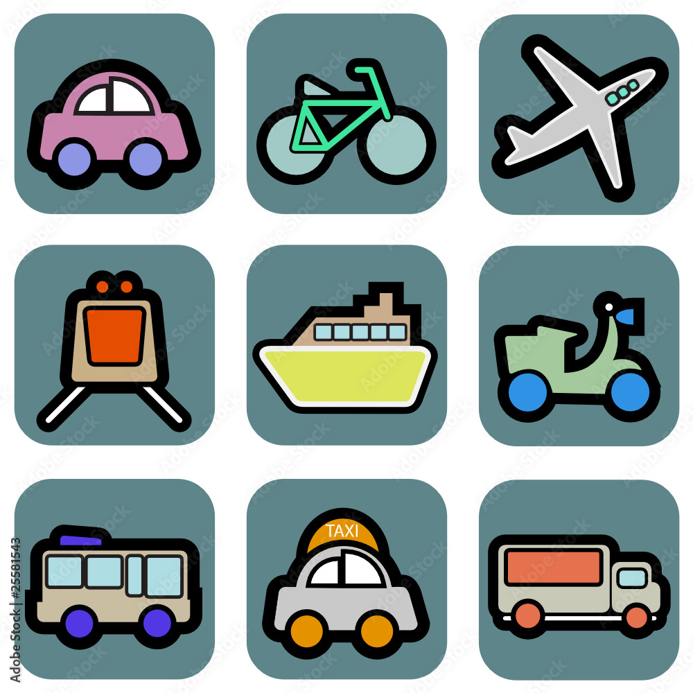 vehicle icons vehicle icons