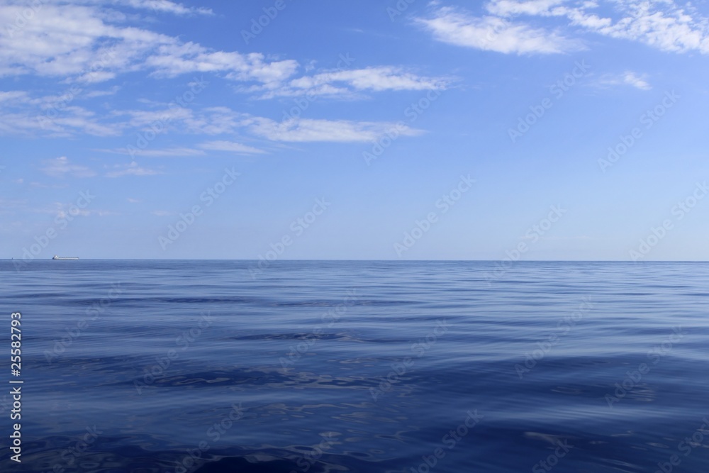 custom made wallpaper toronto digitalblue sea horizon ocean perfect in calm