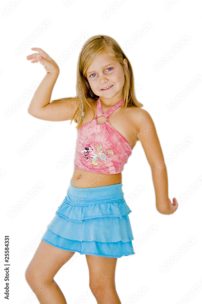 niña bailando Stock Photo | Adobe Stock