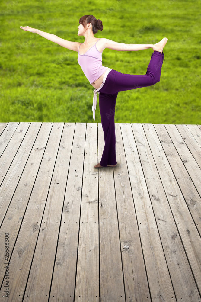 beauty yoga girl