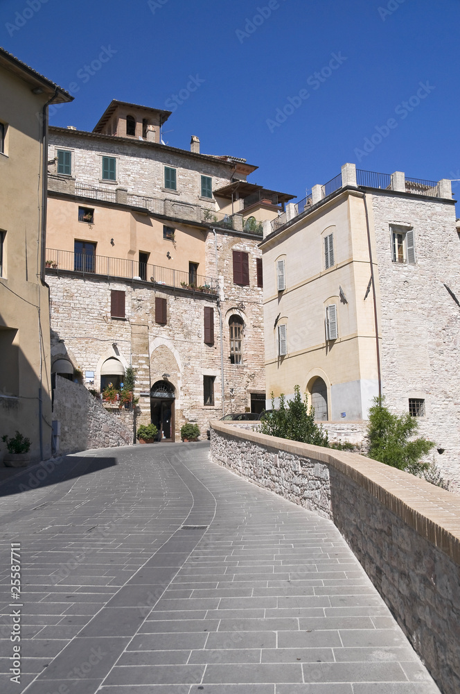 Alleyway. Assisi. Umbria.