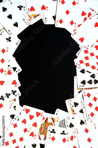 Photography card game frame