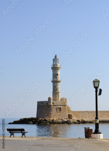 Lighthouse in Chania