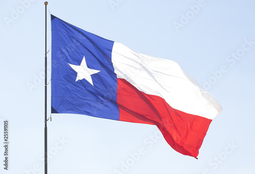Texas Flag Pole Sky