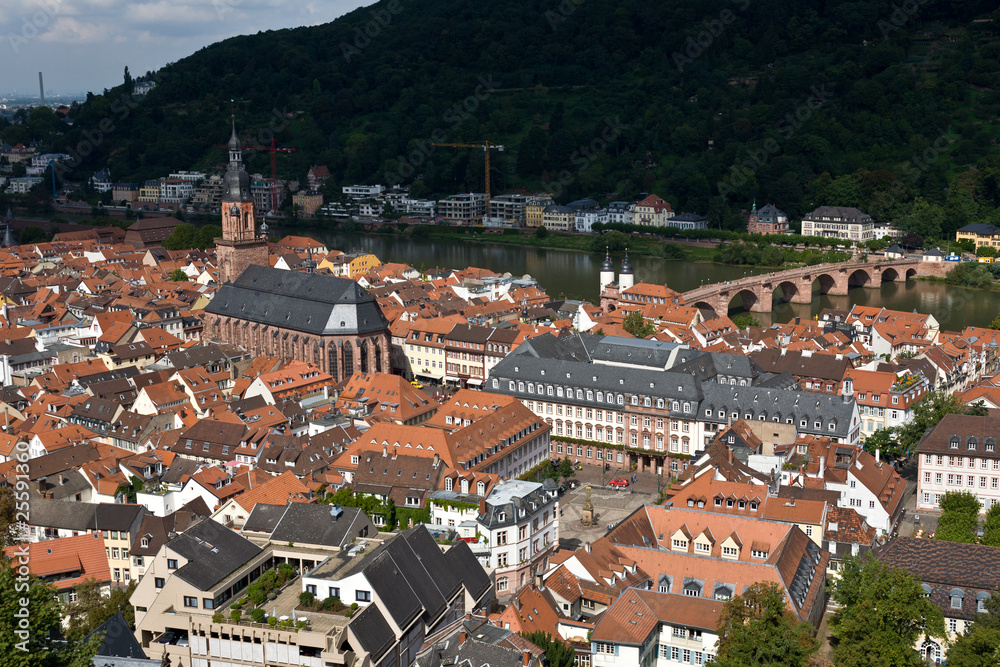 Heidelberg, Altstadt und Neckar