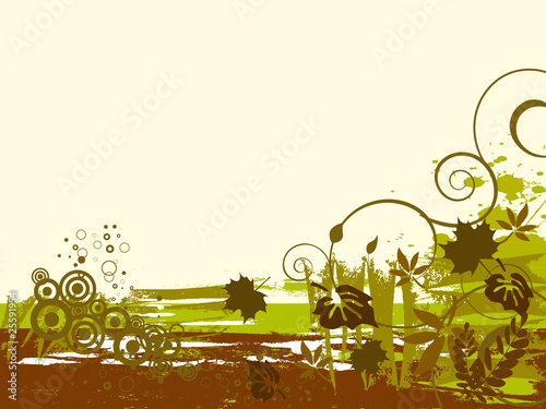 Abstrakter floraler Hintergrund